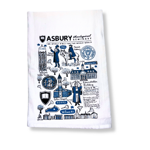 Asbury Seminary Kitchen Towel - Julia Gash Line