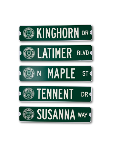 Seminary Housing Street Signs