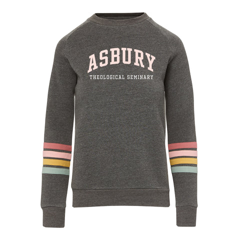 Allana Charcoal Multicolor Crewneck Sweatshirt