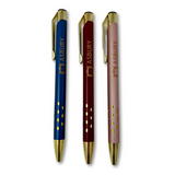 3-Pack Accolade Armor Gold Pen