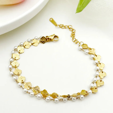 Ginkgo Leaf Bracelet