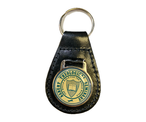 Vintage Asbury Leather Keychain