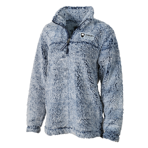 Quarter Zip Fleece Sherpa (Blue)
